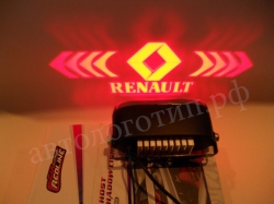 проектор заднего бампера renault проекция логотипа на бампер
