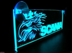 светящаяся табличка scania 3d логотипы скания