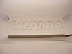 светящаяся табличка scania 2d логотипы скания