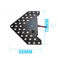повторители поворотов (моргающие) 33 led led повторители в зеркала моргающие