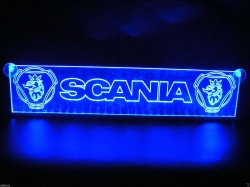 светящаяся табличка scania 2d логотипы скания