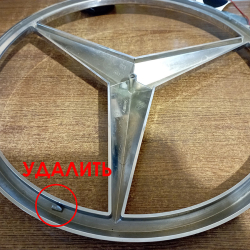 Подсветка логотипа mp5,Подсветка логотипа грузовика Mercedes mp5,купить светящийся логотип Mercedes mp5,заказать светящийся логотип Mercedes mp5