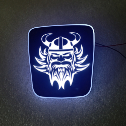 Cветящийся логотип kamaz viking
