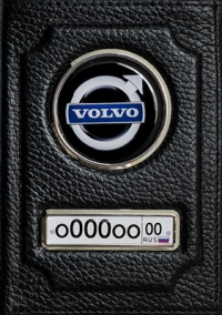 обложка на документы с логотипом volvo обложки на автодокументы