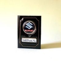 Обложка на документы с логотипом Suzuki