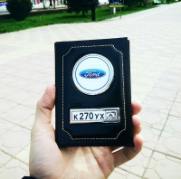 Обложка на документы с логотипом Ford