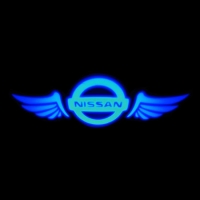 проектор заднего бампера nissan проекция логотипа на бампер