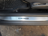 накладки на пороги с подсветкой nissan almera накладки на пороги c подсветкой