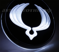 светящийся логотип ssangyong m200 объёмные логотипы