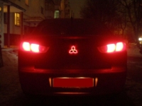 подсветка логотипа mitsubishi lioncel подсветка логотипа