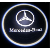 штатные проекторы в двери mercedes clk 7w штатная подсветка дверей