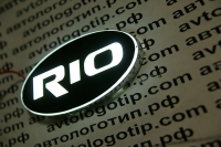 2d светящийся логотип kia rio 2d логотипы