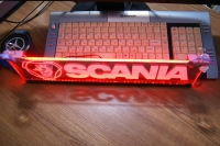светящаяся табличка scania 2d логотипы скания