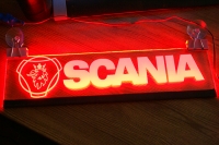 светящаяся табличка scania 2d логотипы скания