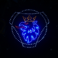 Светящийся логотип тягач SCANIA