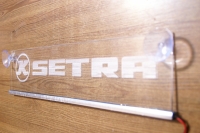 светящаяся табличка setra 3d setra