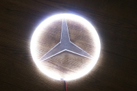 подсветка логотипа mercedes sprinter логотип мерседес