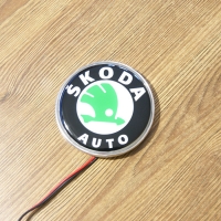 светящийся логотип skoda fabia объёмные логотипы