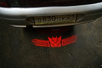 проектор заднего бампера autobot проекция логотипа на бампер