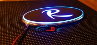 2d светящийся логотип kia r 2d логотипы