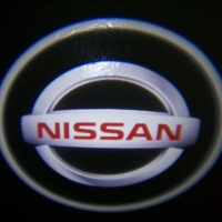 Беспроводная подсветка дверей с логотипом Nissan