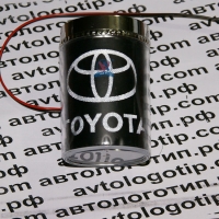 пепельница с подсветкой логотипа toyota пепельница с логотипом автомобиля 2d