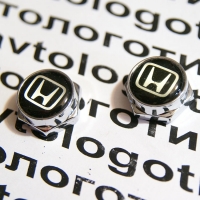 Болты крепления гос номера с логотипом Honda