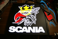 светящийся логотип scania логотипы скания