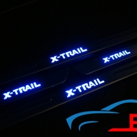 Накладки на пороги с подсветкой NISSAN X-Trail