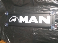 табличка man логотипы ман