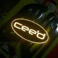 2d светящийся логотип kia ceed 2d логотипы
