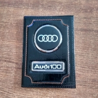 обложка на документы с логотипом audi обложки на автодокументы