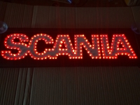светодиодная табличка scania логотипы скания