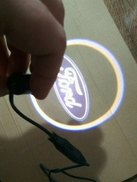 подсветка дверей с логотипом ford 5w mini подсветка дверей mini 5w (врезная)
