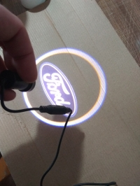 подсветка дверей с логотипом ford 5w mini подсветка дверей mini 5w (врезная)