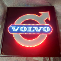 Светящийся логотип VOLVO,светящийся логотип для грузовика VOLVO,светящаяся эмблема VOLVO,табличка VOLVO,картина VOLVO,логотип на стекло VOLVO,светящаяся картина VOLVO,светодиодный логотип VOLVO,Truck Led Logo VOLVO,12v,24v 