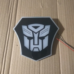 Светящийся логотип GAZ Gazel Autobots, Газель Бизнес Autobots мужу,брату,любимому,подарок,купить,заказать,доставка,установка,тюнинг,проектор,логотип,подсветка,led,tuning,светодиодный,оплата,самовывоз,эмблема,logo,car