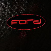 Светящийся двухцветный логотип FORD Focus 2, Mondeo, Kugo, Fusion