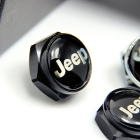 Болты крепления гос номера с логотипом Jeep