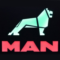 Табличка светящаяся в спальник MAN