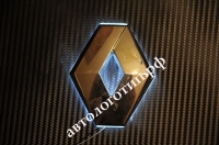 подсветка логотипа renault logan подсветка логотипа