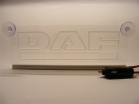 светящаяся табличка daf 2d логотипы даф