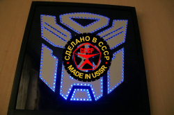 Светящийся логотип для грузовика Autobot