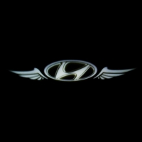 проектор заднего бампера hyundai проекция логотипа на бампер