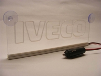 светящаяся табличка iveco 2d логотип ивеко