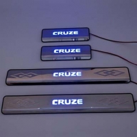 светящиеся накладки на пороги cruze chevrolet пороги с подсветкой шевроле