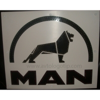 светящийся логотип для грузовика man логотипы ман