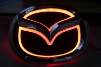 5d светящийся логотип mazda 12,6см*10см 5d логотипы