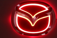 5d светящийся логотип mazda 12,6см*10см 5d логотипы