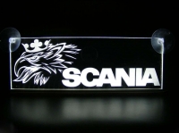 светящаяся табличка scania 3d логотипы скания